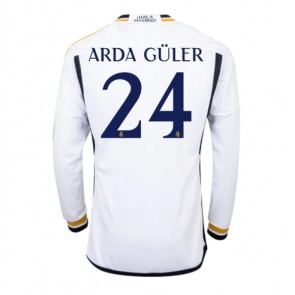 Real Madrid Arda Guler #24 Koszulka Podstawowych 2023-24 Długi Rękaw